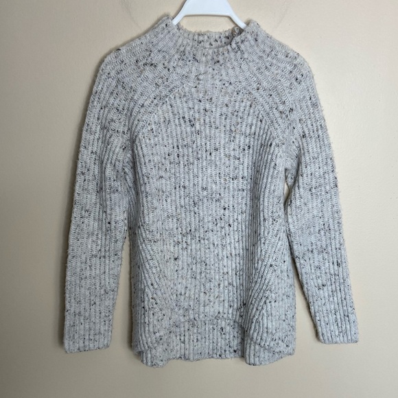 Madewell Donegal Northfield Mockneck Wool Blend Sweater - Picture 2 of 7